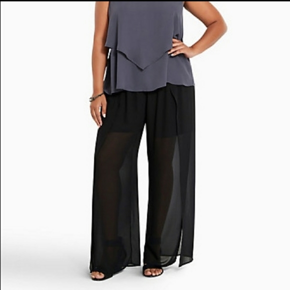 torrid Pants - Torrid Shorts with Side Split Wide Leg Pants